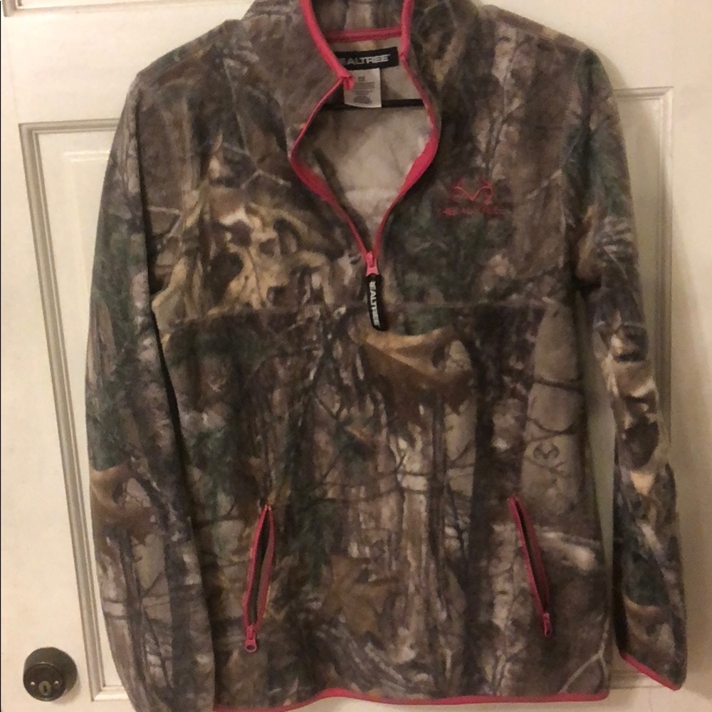 Realtree camo fleece pullover